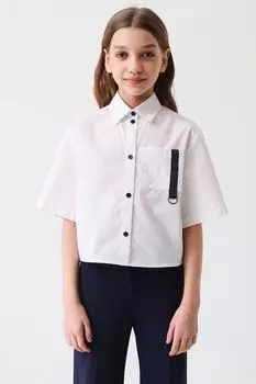 Блуза хлопковая с коротким рукавом Smena