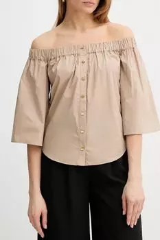 Блуза хлопковая с открытыми плечами Marciano by Guess