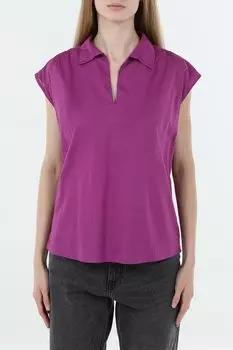 Блуза хлопковая с отложным воротником OVS