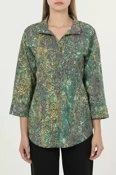 Блуза хлопковая с принтом Gerry Weber