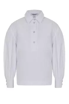 Блуза хлопковая с пышным рукавом Alessandro Borelli