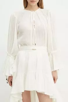 Блуза хлопковая с пышным рукавом Marciano by Guess