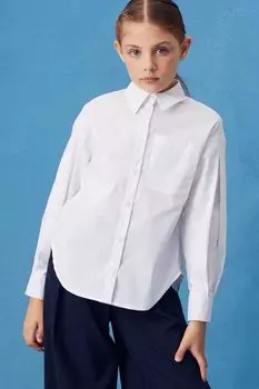 Блуза хлопковая с пышным рукавом Smena