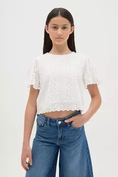 Блуза хлопковая с шитьем OVS