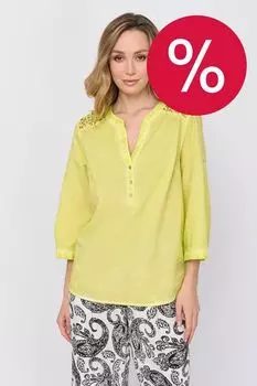 Блуза хлопковая с v-вырезом Franco Vello