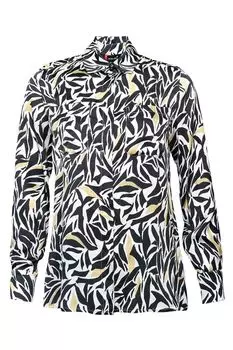 Блуза из вискозы с анималистичным принтом Paola Ray