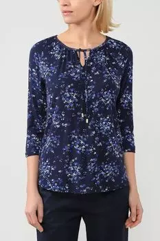 Блуза из вискозы с цветочным принтом Noom