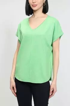 Блуза из вискозы с коротким рукавом Bianca