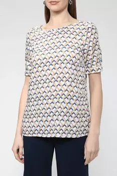 Блуза из вискозы с коротким рукавом More&More