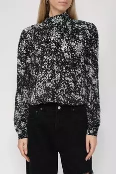 Блуза из вискозы с мелким принтом FRACOMINA