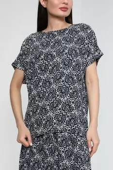 Блуза из вискозы с принтом BELUCCI