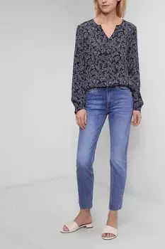 Блуза из вискозы с принтом Esprit Casual