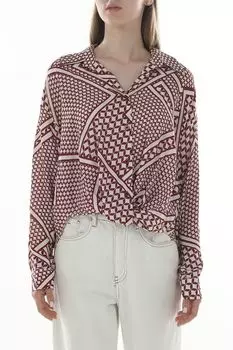 Блуза из вискозы с принтом Rinascimento