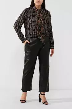 Блуза из вискозы с принтом Samoon