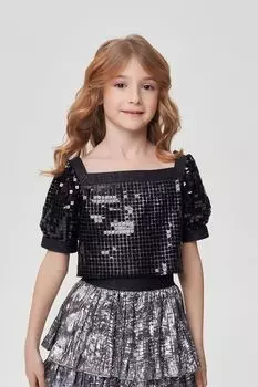 Блуза нарядная с пайетками Choupette