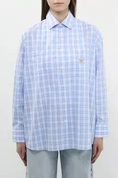 Рубашка хлопковая в клетку Guess Jeans