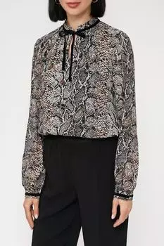 Блуза с анималистичным принтом More&More