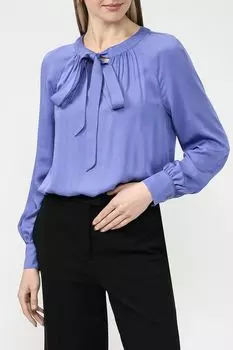 Блуза с бантом на груди Auranna