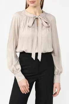 Блуза с бантом на воротнике Auranna