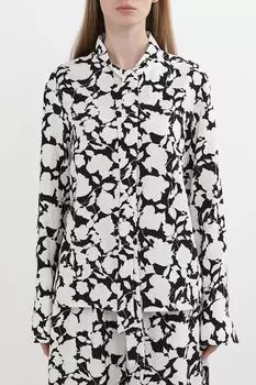 Блуза с бантом с цветочным принтом SABRINA SCALA