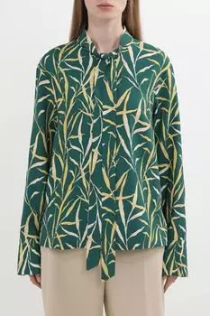 Блуза с бантом с цветочным принтом SABRINA SCALA