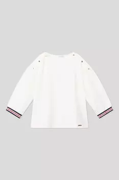 Блуза с контрастными манжетами Choupette