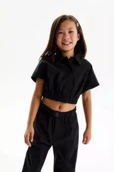 Блуза с коротким рукавом на эластичном поясе Silver Spoon Life