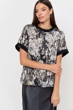 Блуза с коротким рукавом с принтом Franco Vello