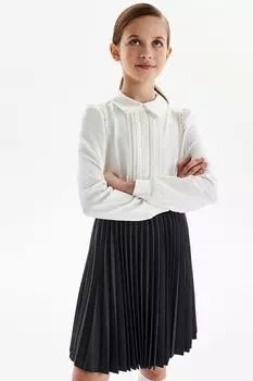 Блуза с кружевом Silver Spoon