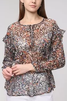 Блуза с оборками и принтом Noom