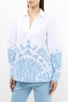 Блуза с принтом Comma