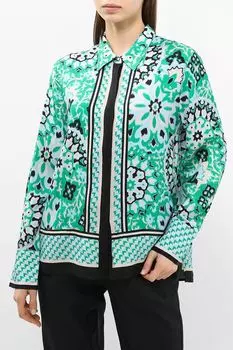 Блуза с принтом Comma