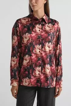 Блуза с принтом цветы BELUCCI