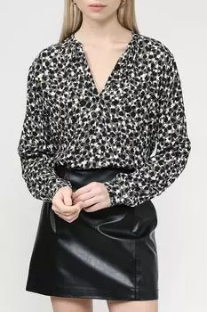 Блуза с принтом из вискозы Esprit Casual