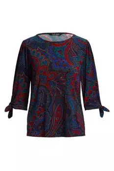 Блуза с принтом пейсли Lauren Ralph Lauren