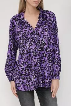 Блуза с принтом свободного кроя FRACOMINA