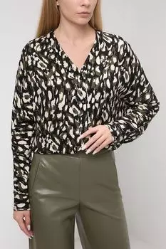 Блуза с V-образным вырезом cut & pret