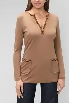 Блуза с V-образным вырезом Paola Ray