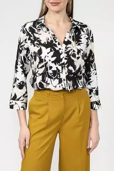 Блуза с V-вырезом и принтом Gerry Weber