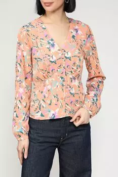 Блуза с V-вырезом и принтом OVS