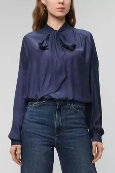 Блуза с воротником аскот Paola Ray