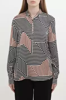 Блуза с воротником стойкой OVS