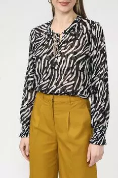 Блуза с вырезом и принтом s.Oliver