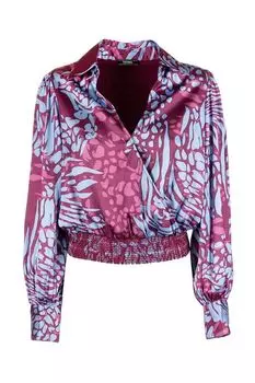 Блуза с запахом на эластичном поясе FRACOMINA