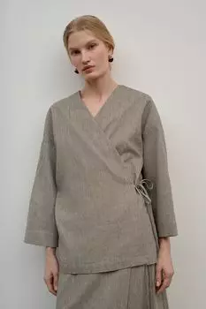 Блуза с запахом свободного кроя DREAMS by Alena Akhmadullina