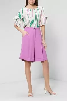 Блуза свободного кроя с принтом Emme Marella