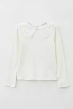Блуза трикотажная с кружевным воротником Choupette