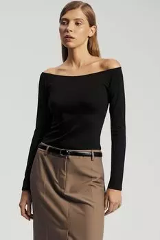 Блуза трикотажная с открытыми плечами Nume