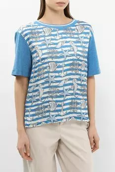 Блуза трикотажная с принтом Auranna