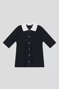 Блуза трикотажная с воротником Choupette